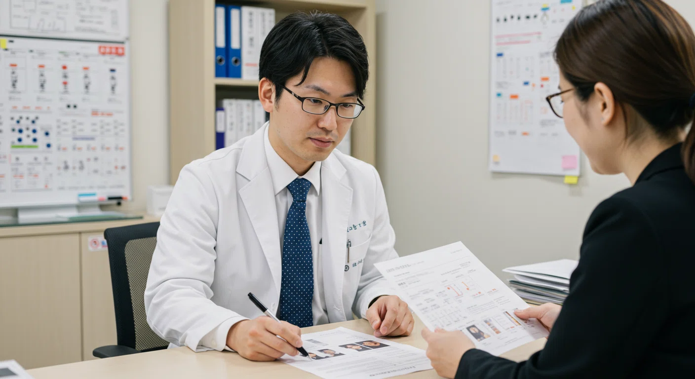 医師のキャリアプランニングを表現した画像