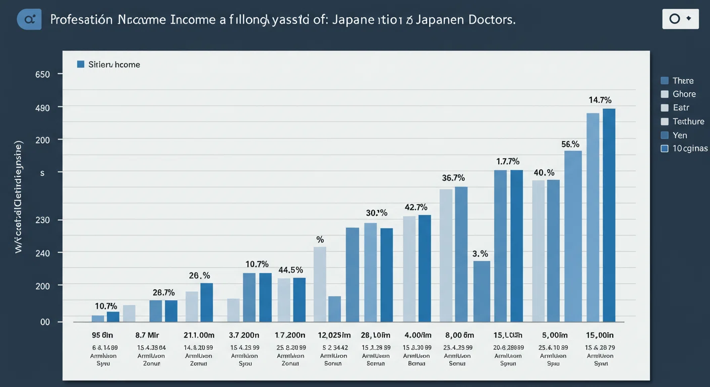 医師の年収分布グラフ