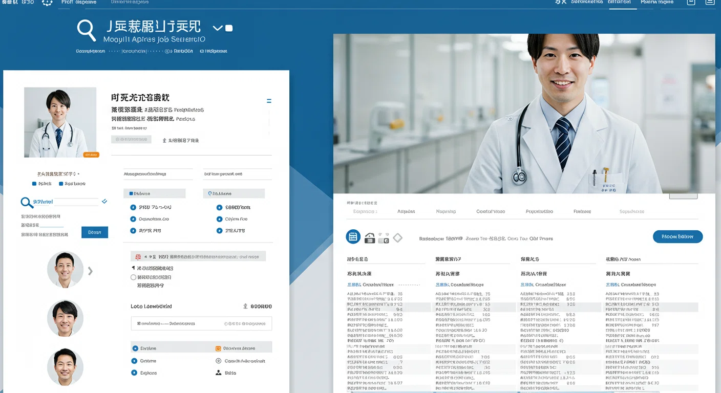 医師転職サイトの高額求人検索画面