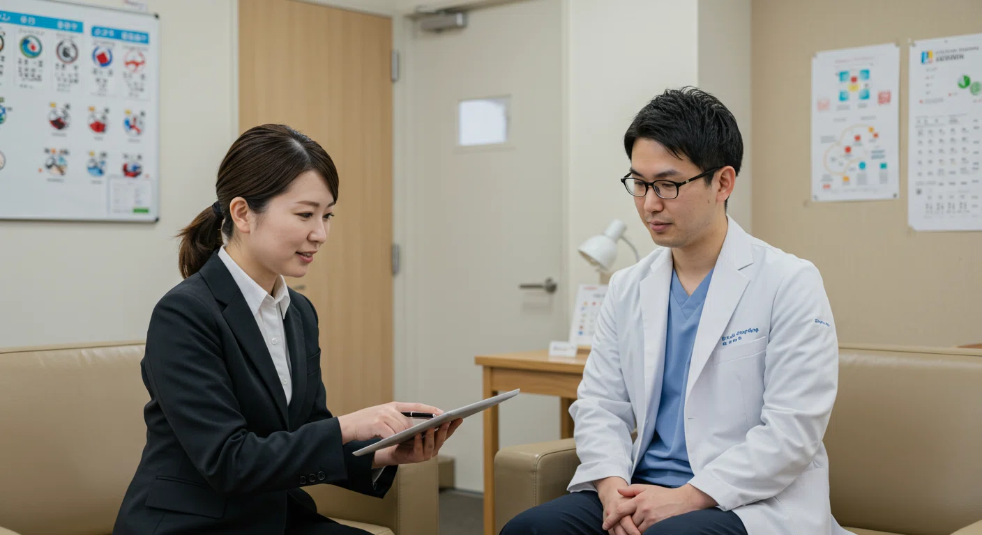 医師が転職相談をしている様子