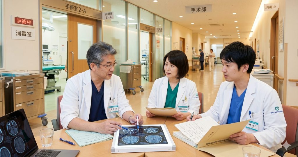 外科医の種類一覧と各専門分野の仕事内容・年収を比較する医師たち