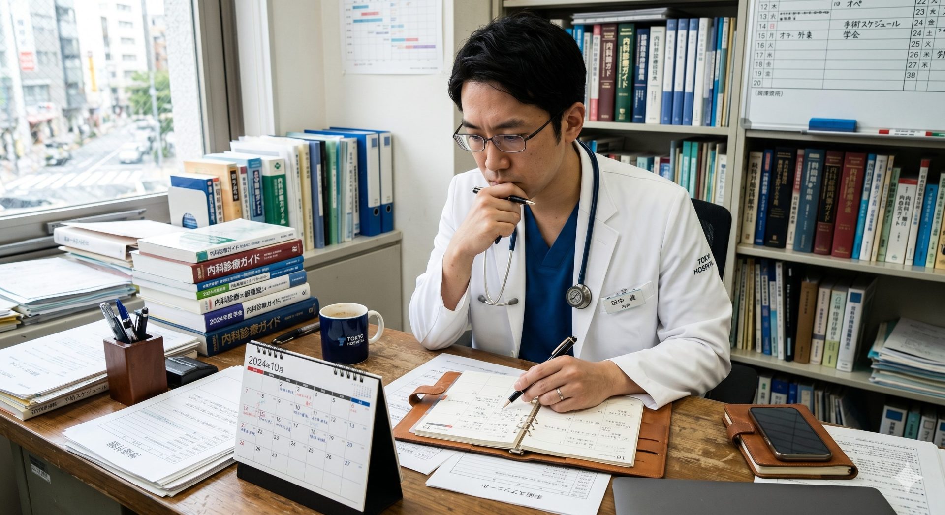 医局を辞めるタイミングを考える医師のイメージ